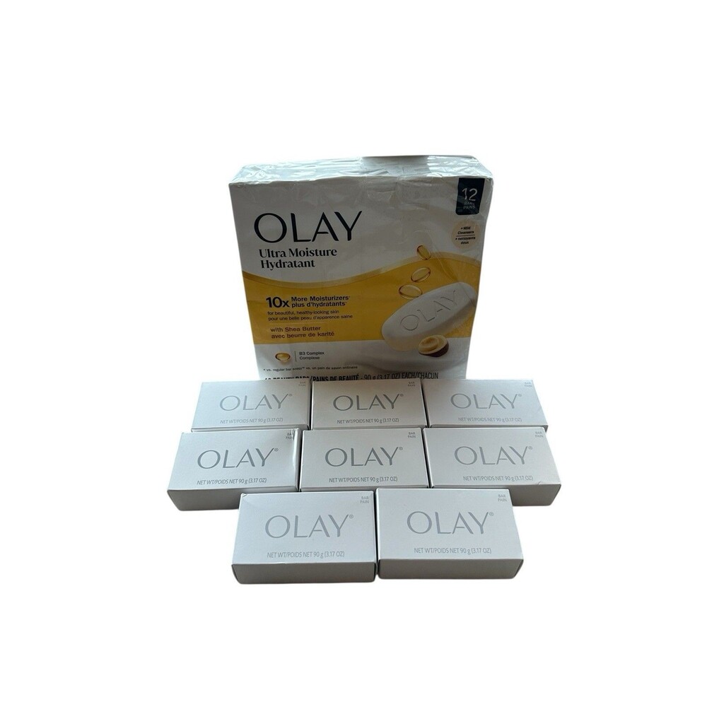 Lot Of 20 Olay Beauty Bar Soap Shea Butter & B3 Complex